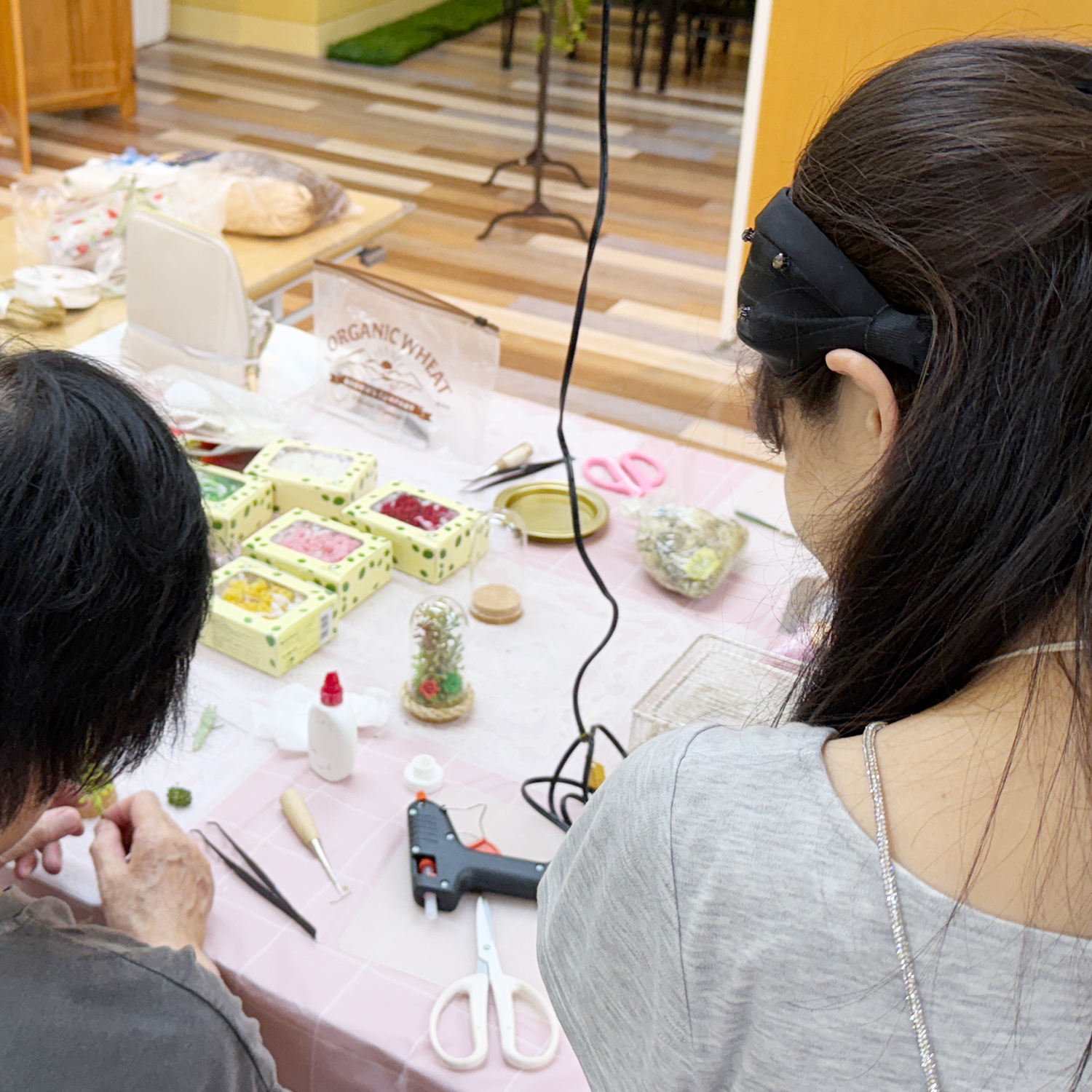 お花の出張レッスン