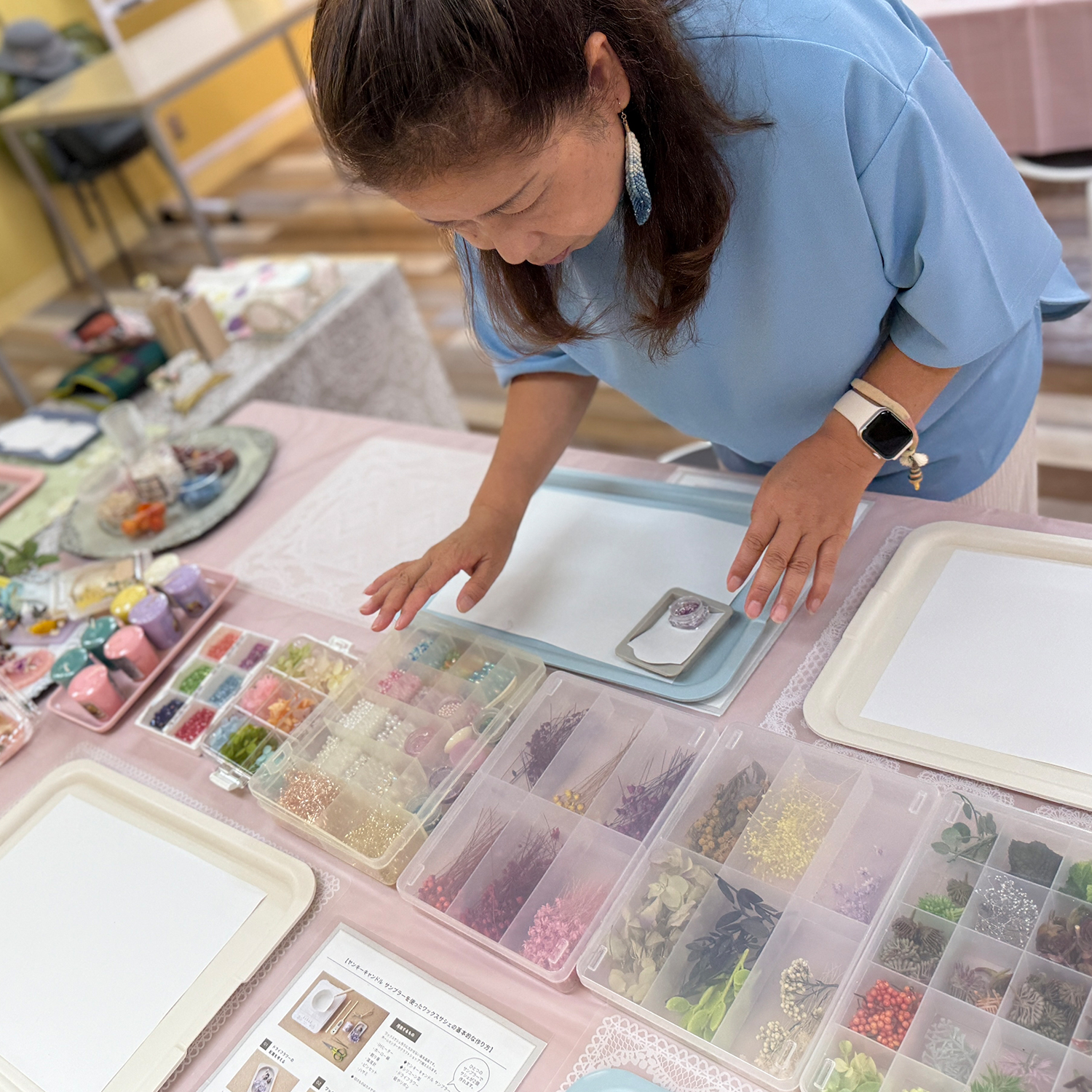 東京堂様でのレッスンの様子